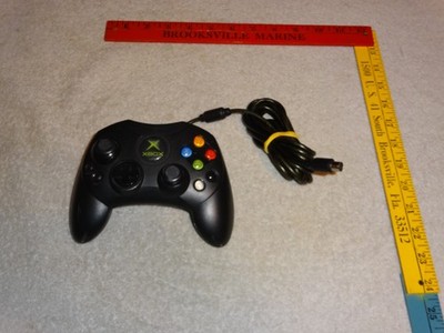 Microsoft Video Games Controller Xbox Tested WORKS VERY NICE SHAPE! 4 X BOX GAME