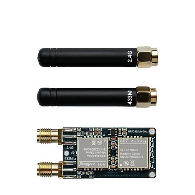 2-in-1 RF Devboard NRF24 + CC1101 Wireless Module, 2.4GHz & 433MHz Sniffer, GPIO