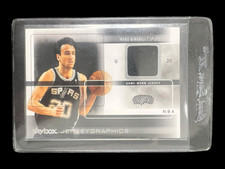 Manu Ginobili 2004-05 Skybox Autographics Game Used JERSEYGRAPHICS #J-MG Spurs