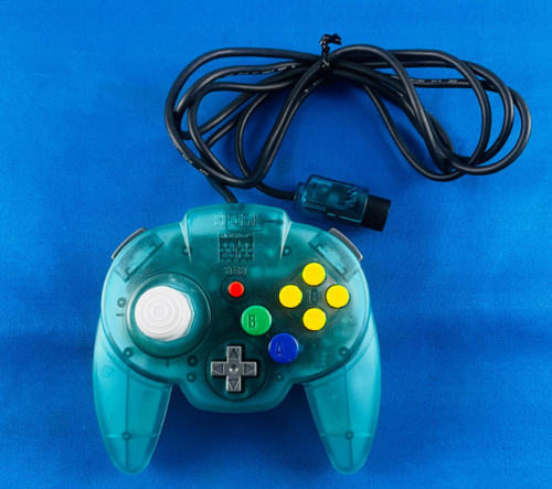 Nintendo 64 HORI PAD mini controller blu oceano - Foto 1 di 9