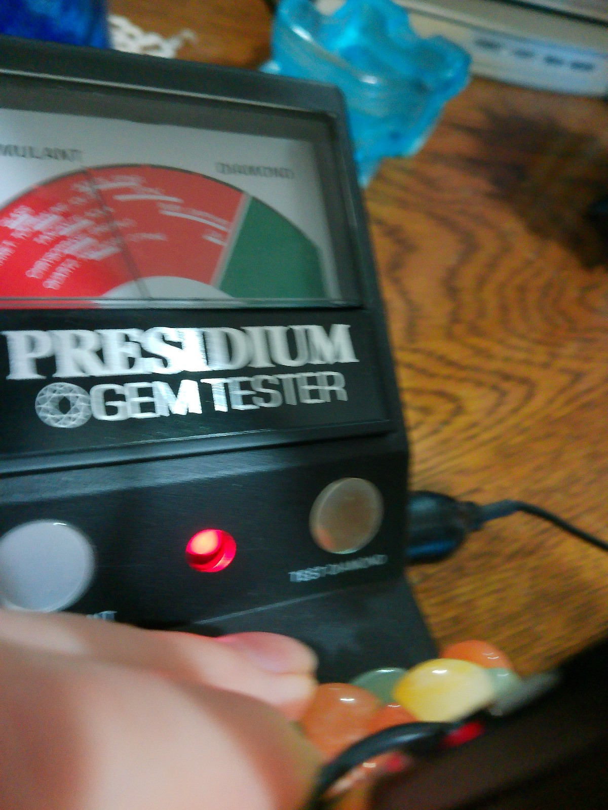 Jade Multi Colored Stone Overlapping Circles Chun… - image 9