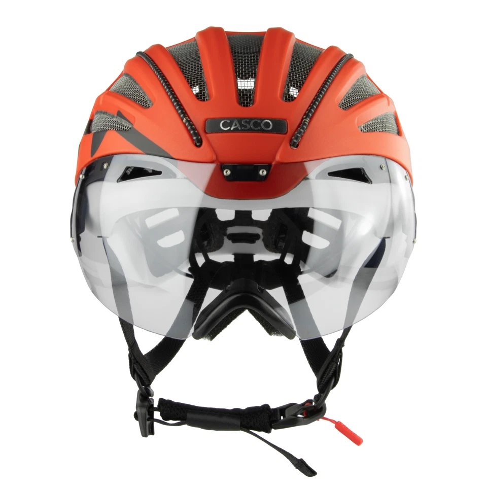 Fahrradhelm Casco SPEEDairo mit Vautron Visier Aero Burned M 54 bis 59 cm - Bild 3 von 4