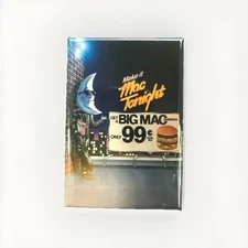 It’s Mac Tonight, McDonalds Big Mac, Refrigerator Magnet - 2x3in - FREE SHIPPING
