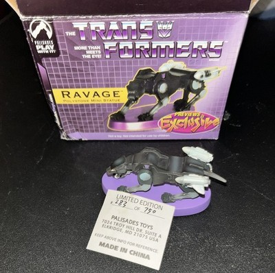 The Transformers: More Than Meets the Eye! Ravage. Limited Edition 283 Of 750