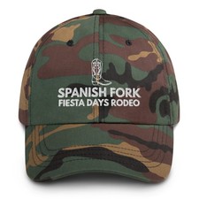 Spanish Fork Fiesta Days Rodeo Hat camo Dad hat