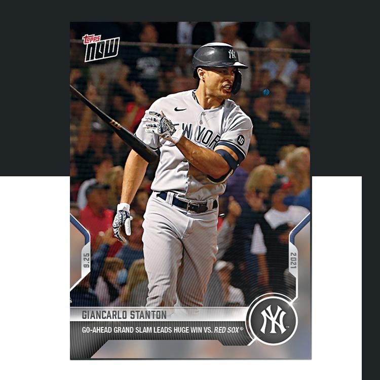 Giancarlo Stanton - 2021 MLB Topps Now Card 860 - Print Run: 637