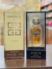 Vintage GIVENCHY III PURE PARFUM 1/4 oz SPLASH EXTREMELY RARE Old Formula!