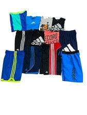 HUGE NIKE ADIDAS BOYS M 10-12 MIXED LOT GRAPHIC TEE T-SHIRT GYM SHORTS ATHLETIC