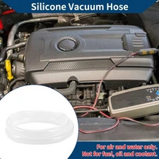 6.6Ft 11/16" 18mm ID 3mm Thickness Silicone Vacuum Hose for Air and Water Clear