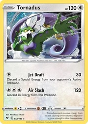 Tornadus 142/185 Cosmos Holo Promo Blister Exclusives Vivid Voltage
