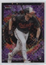 2024 Topps Finest Rare Purple Checkerboard Refractor 72/75 Jordan Westburg 7xr