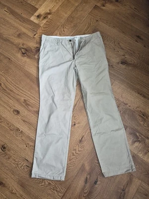 Dockers D2 chinos straight leg beige khaki W38 L34 classic style flat front - Image 1 of 4