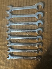 Craftsman 8 Piece 4 Way Open End Angle Ignition Wrench Set 732 - 716 Usa