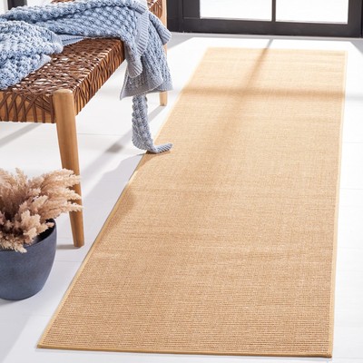 x SAFAVIEH Area Rug Collection - 2'3'' x 8' Runner, Natural Brown, Sisal & Jut...