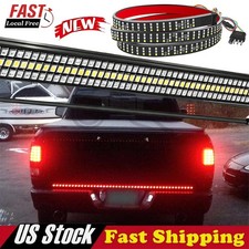 LED Tailgate Light Bar 60" Triple Row 5-Function Strip for Pickup Trailer SUV US