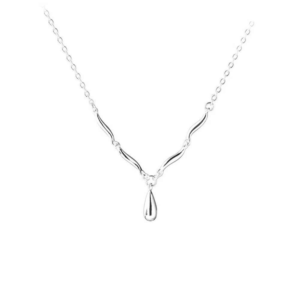 OFF WHITE Collana catena ondulata ciondolo in lega artigianale per abbigliamento casual o