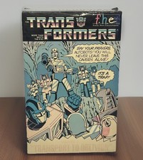 Vtg Transformers VHS Volume 7 Transport to Oblivion 1985 FHE RARE Big Box Rental