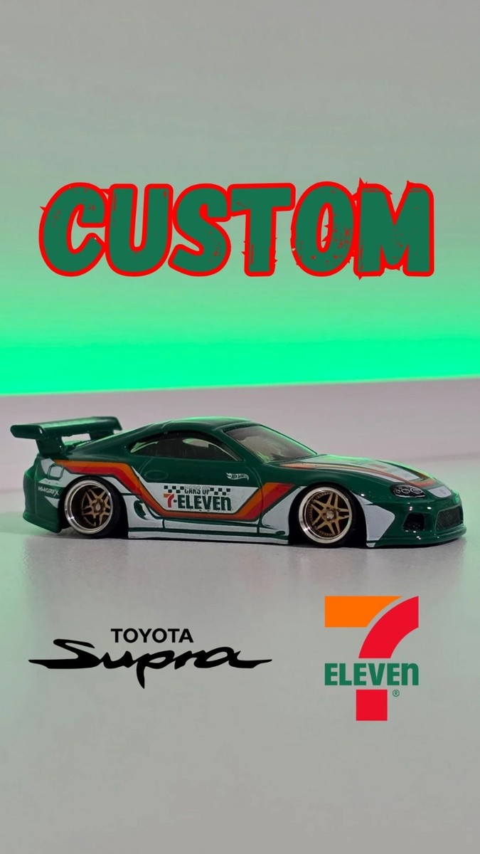 Custom Hotwheels 7-Eleven Toyota Supra | eBay