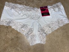 Nwt MAIDENFORM 40823 Luxurious Scalloped Lace Cheeky Hipster Panty 2XL 9