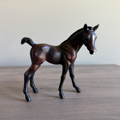 Traditional Breyer #3356 Twin Morgan Foals Amber  Dark Bay