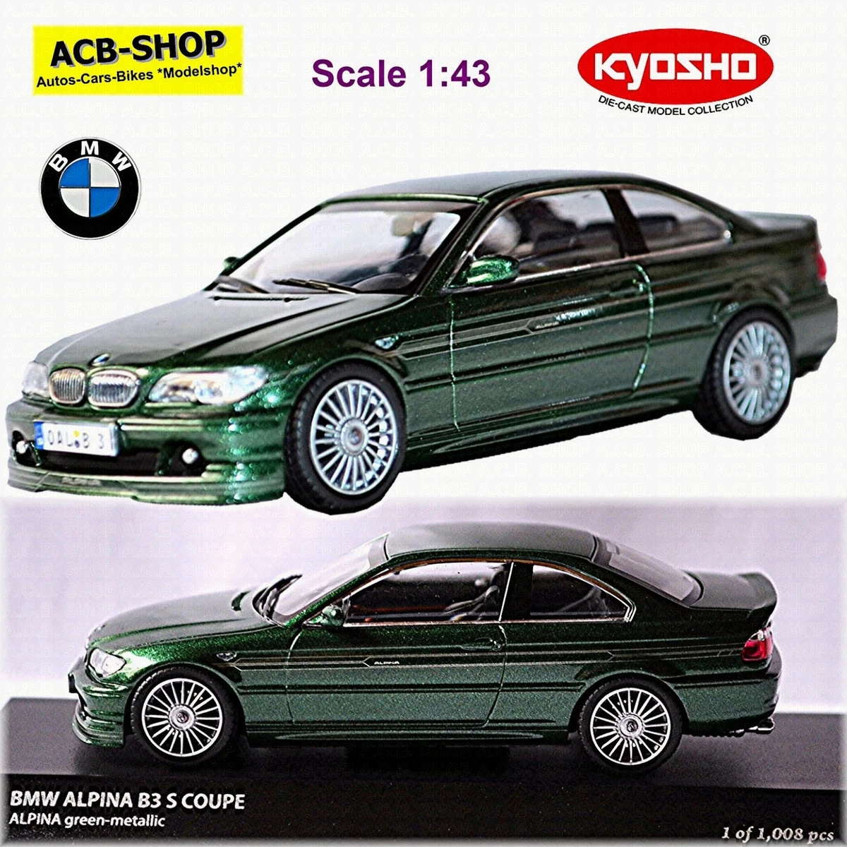 Las mejores ofertas en Kyosho BMW 1:43 vehículos diecast y de