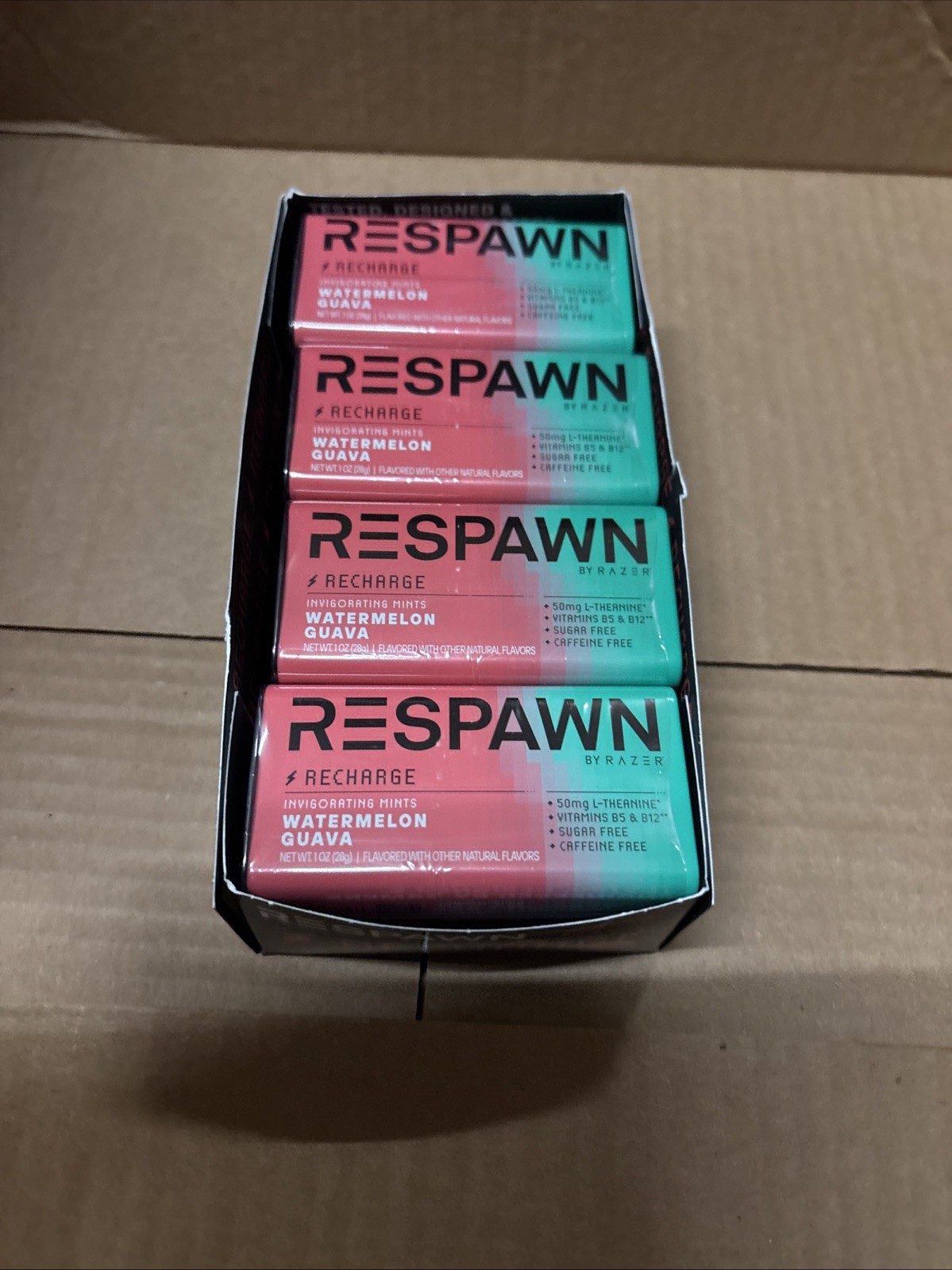 Razer Respawn Recharge Sugar-Free Mints 1oz (8-Pack)