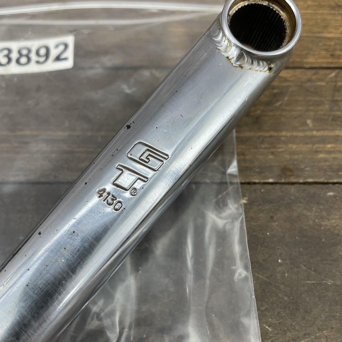 Vintage GT 4130 USA BMX Crank Arms 180mm OG Old School BMX