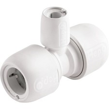 Image of Hep2O Branch Reduced Tee Push Fit Plumbing Fitting 22 x 22 x 10mm