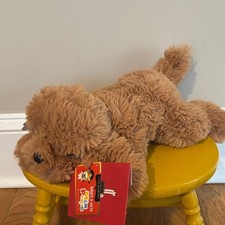 NEW Fao Schwarz Doodle Plush Dog Adopt A Pets Stuffed Animal Toy New 14" Long