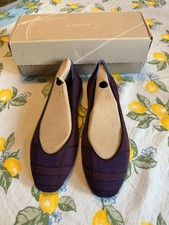 NIB Rothy's  Limited Edition The Point Flats in Cranberry Plaid US Size 8.5
