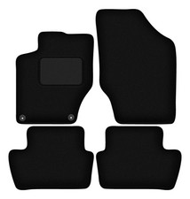 Fußmatten Automatten Velours Schwarz für DS. 4 Crossback 2015-2018 4-tlg