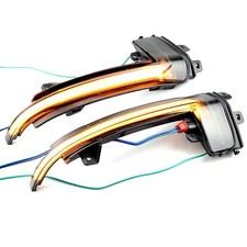2pc Dynamic Sequential Blink LED Side Mirror Turn Signal Lights Assembly