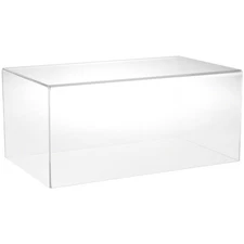 Plymor Clear Acrylic Display Case with No Base, 20" W x 12" D x 9" H