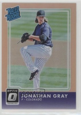 2016 Donruss Optic Rated Rookies Orange /199 Jon Gray Jonathan #48 Rookie RC 0b3