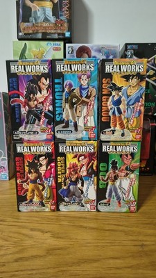Dragon Ball GT Real Works Selection BANDAI 2007 - Full Set 6 Figuren SEALED MISB