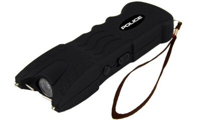 POLICE Stun Gun 2101 Max Volt Rechargeable with LED Flashlight & Siren