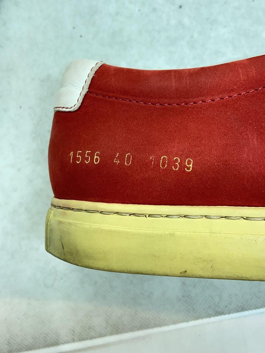COMMON PROJECTS LOW TOP SNEAKERS ACHILLES 40 RED 1556 Used COMMON PROJECTS LOW TOP SNEAKERS ACHILLES 40 RED 1556 Used