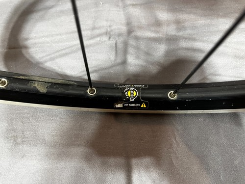 Mavic Cross Land Disc 24-Spoke Black Aluminum Tubeless 26" Mtn Bike Front Wheel - Picture 3 of 7