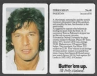 BUTTER 'EM UP 1983/84 CRICKET IMRAN KHAN PAKISTAN CARD #40 from Series of 50