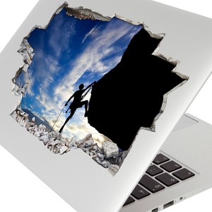 Details About Wall Stickers Cliff Rock Climbing Bedroom Laptop Girls Boys Living Door F846