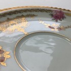 c1891-1914 LS&S LIMOGES / Coiffe et Cie / gold rose DEMITASSE CUP and SAUCER — photo 9