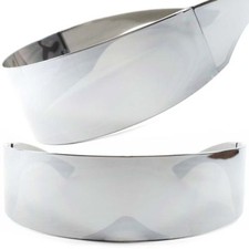 Alien Funky Robot Party Rave Futuristic Costume Sci-Fi Futuristic Sun Glasses