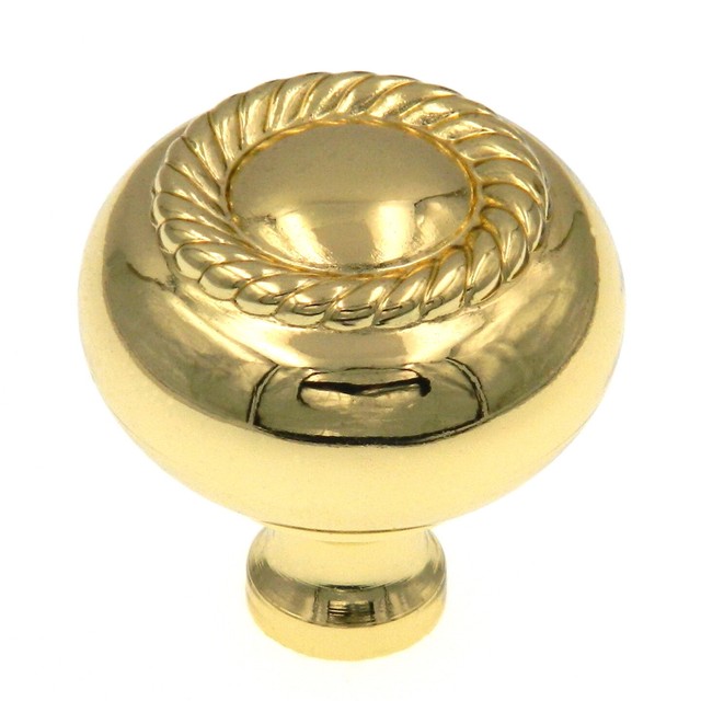 Amerock Allison Polished Brass 1 1/4" Rope Pull Knob BP534713