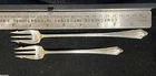 Vintage Towle .925 Sterling Silver Virginia Carvel Floral 2 Olive Forks