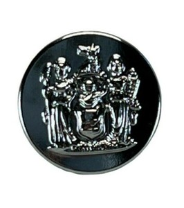 VTG State Seal Of New Jersey Police Uniform Buttons Waterbury CO