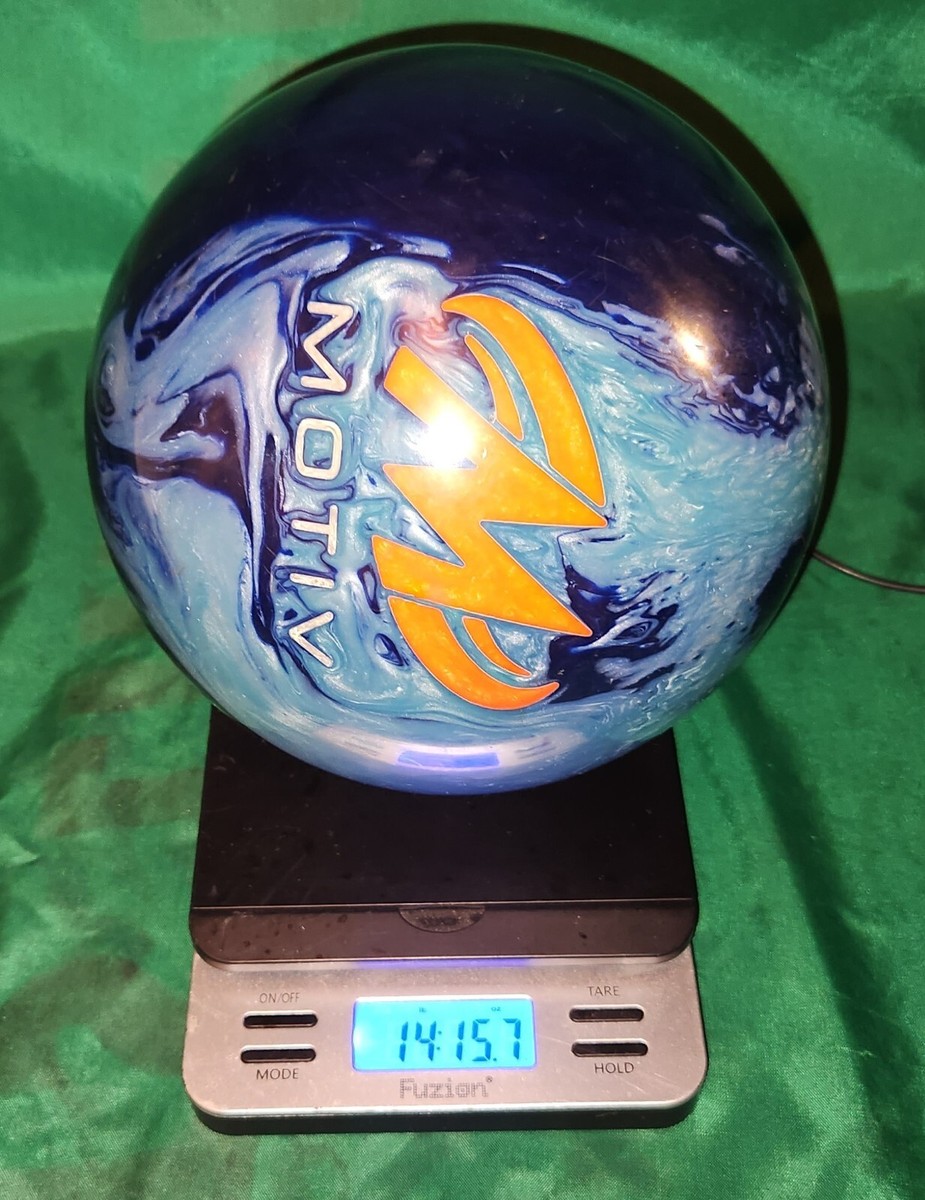 Motiv Blue Coral Venom Bowling Ball 15 lbs Preowned Span 4 1