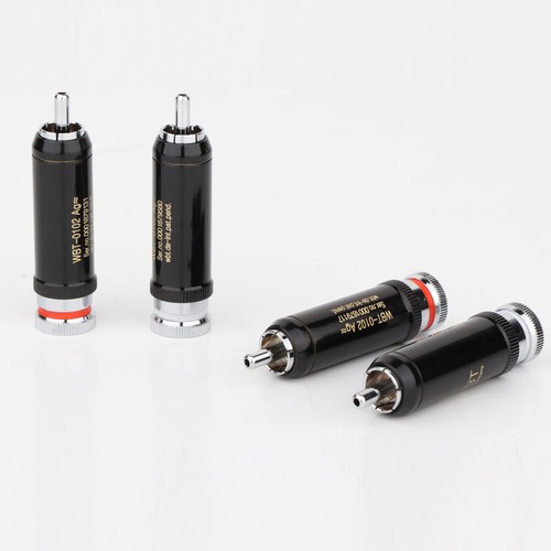 4 PIEZAS WBT-0102 RCA enchufes conector de cable enchapado en rodio para cables de señal de audio - Imagen 7 de 10