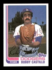 Bobby Castillo Auto Autographed Signed 1982 Topps Card #48 Dodgers 166799