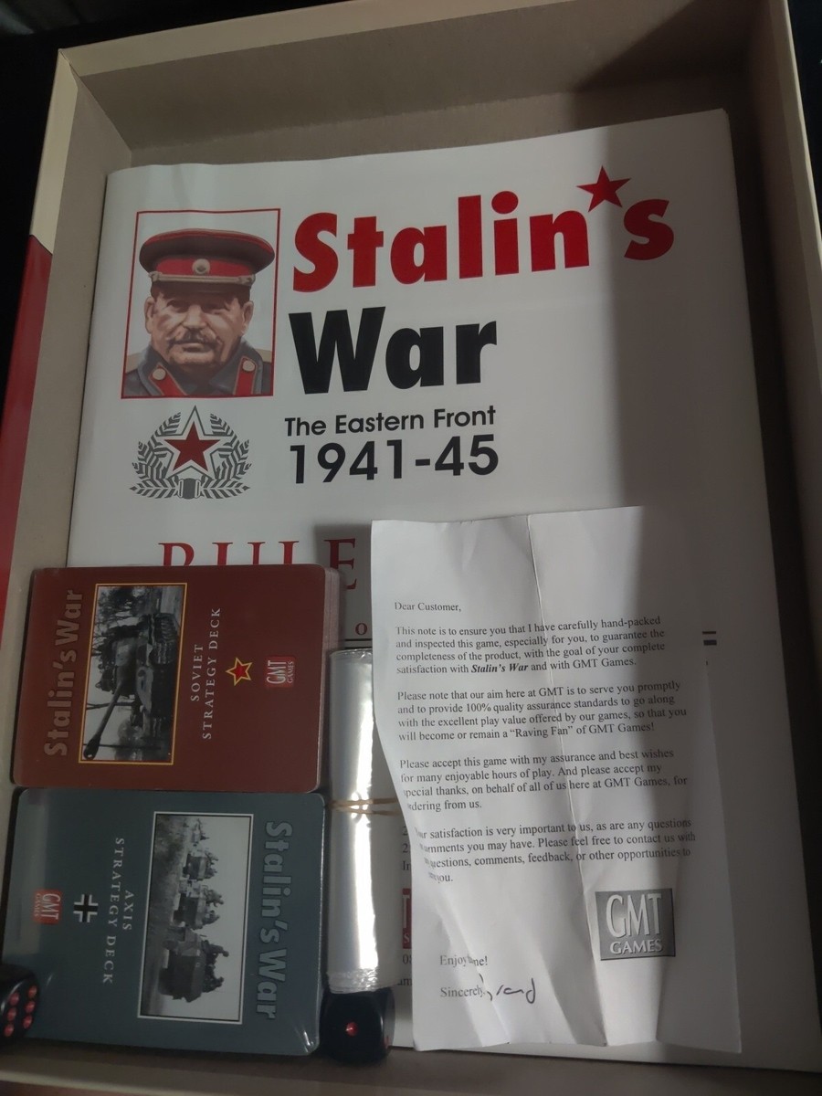 GMT Games Stalin's War Eastern Front 1941-45 WWII CDG Game GMT Games Stalin's War Eastern Front 1941-45 WWII CDG Game