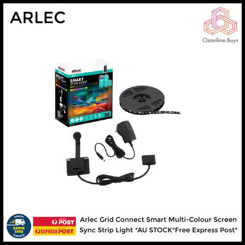 Arlec Grid Connect Smart Multi-Colour Screen Sync Strip Light *AU STOCK*Free Exp